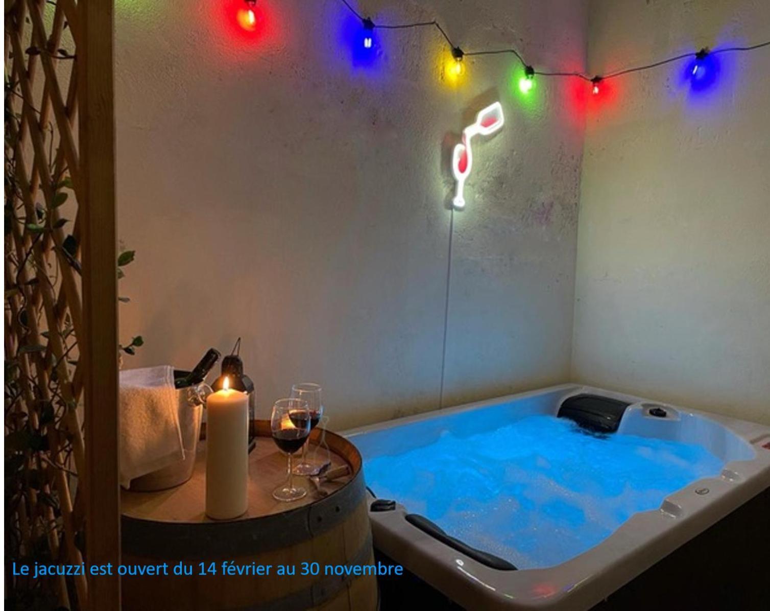 Suite Grand Cru - Spa & Terrasse Arveyres Eksteriør billede